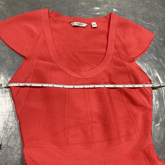 GUESS Coral Stretch Fit‑and‑Flare Skater Dress - Picture 3 of 4